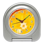 Orange Travel Alarm Clock