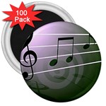 music-notes 3  Magnet (100 pack)