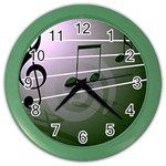 music-notes Color Wall Clock
