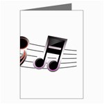 musical-notes-2 Greeting Cards (Pkg of 8)