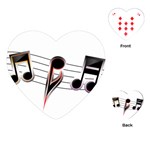 musical-notes-2 Playing Cards (Heart)
