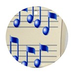 music_notes_2 Ornament (Round)