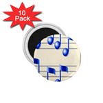 music_notes_2 1.75  Magnet (10 pack) 