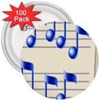 music_notes_2 3  Button (100 pack)