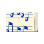 music_notes_2 Sticker Rectangular (100 pack)