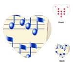 music_notes_2 Playing Cards (Heart)