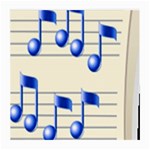music_notes_2 Glasses Cloth (Medium, Two Sides)