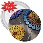 Mchanicalsunflr 3  Button (10 pack)