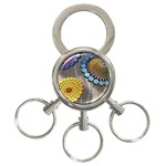 Mchanicalsunflr 3-Ring Key Chain