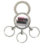 Lipstick_03_H 3-Ring Key Chain