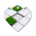 Landscaping Dog Tag Heart (Two Sides)