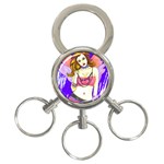 Amber 3-Ring Key Chain