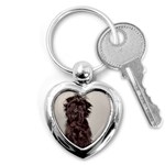 Affenpinscher Dog Key Chain (Heart)