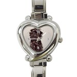 Affenpinscher Dog Heart Italian Charm Watch