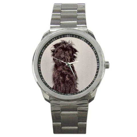 Affenpinscher Dog Sport Metal Watch from UrbanLoad.com Front