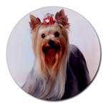 Yorkshire Terrier Yorkie Dog Round Mousepad
