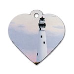 Evening s Light Dog Tag Heart (Two Sides)