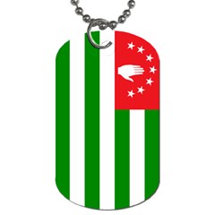 Flag of Abkhazia Dog Tag (Two Sides) from UrbanLoad.com Front