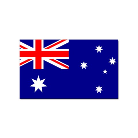 Flag of Australia Sticker (rectangular) 5  X 3  from UrbanLoad.com Front