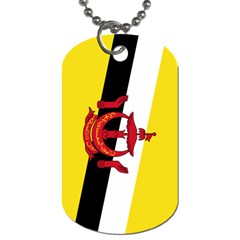 Flag of Brunei Dog Tag (Two Sides) from UrbanLoad.com Front