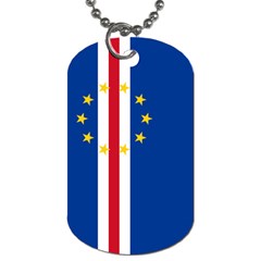 Flag of Cape Verde Dog Tag (Two Sides) from UrbanLoad.com Front
