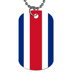Flag of Costa Rica Dog Tag (Two Sides) from UrbanLoad.com Back
