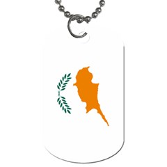 Flag of Cyprus Dog Tag (Two Sides) from UrbanLoad.com Back