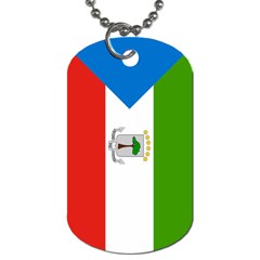 Flag of Equatorial Guinea Dog Tag (Two Sides) from UrbanLoad.com Back