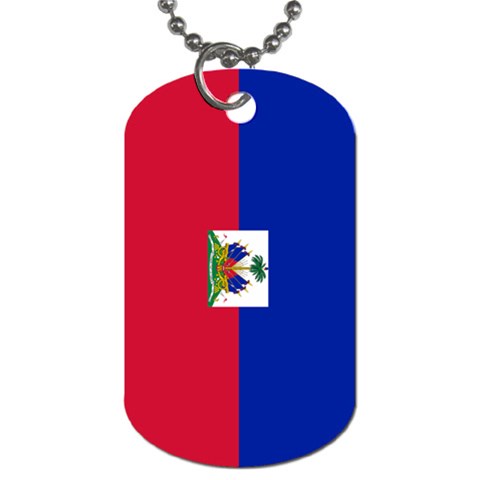 Flag of Haiti Dog Tag (Two Sides) from UrbanLoad.com Front