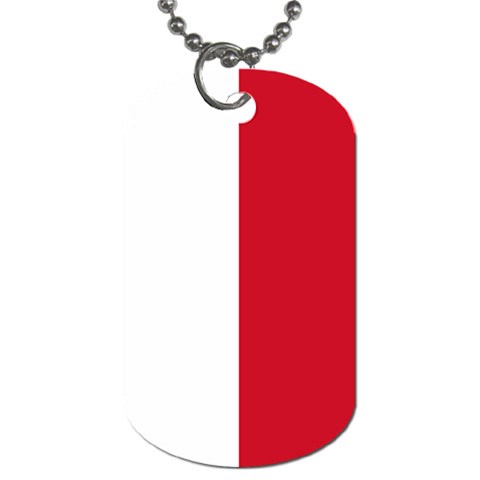 Flag of Indonesia Dog Tag (Two Sides) from UrbanLoad.com Front