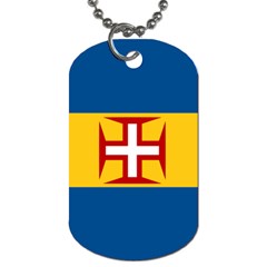 MadeiraFlag Dog Tag (Two Sides) from UrbanLoad.com Front