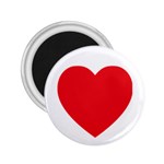 Red Heart 2.25  Magnet