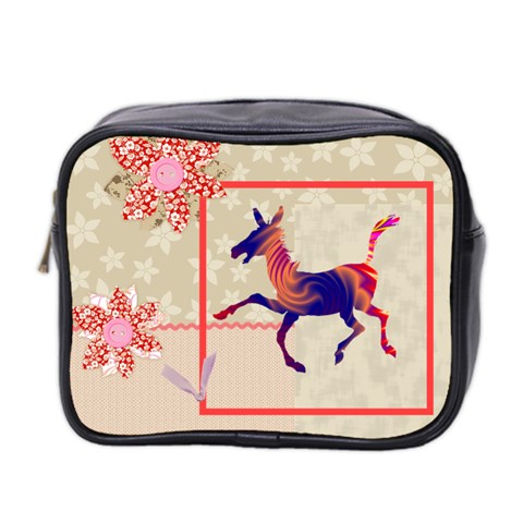 Funny Donkey Mini Toiletries Bag (Two Sides) from UrbanLoad.com Front
