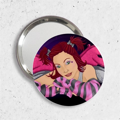 Vixember Logo 2.25  Handbag Mirror from UrbanLoad.com Front