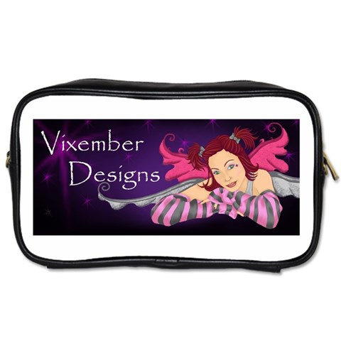 Vixember Logo Toiletries Bag (One Side) from UrbanLoad.com Front