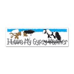 gypsy vanner 2 sticker Sticker (Bumper)