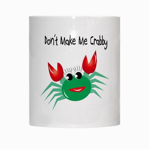 Green Don t Make Me Crabby White Mug from UrbanLoad.com Center