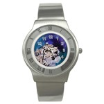 Baby Snow Leopard Stainless Steel Watch
