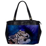 Baby Snow Leopard Oversize Office Handbag (One Side)
