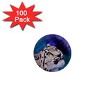 Baby Snow Leopard 1  Mini Magnet (100 pack) 