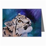 Baby Snow Leopard Greeting Cards (Pkg of 8)