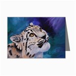 Baby Snow Leopard Mini Greeting Cards (Pkg of 8)