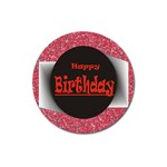 Happy Birthday Magnet 3  (Round)