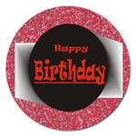 Happy Birthday Magnet 5  (Round)