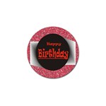 Happy Birthday Golf Ball Marker