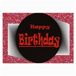 Happy Birthday Glasses Cloth (Large)