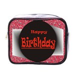 Happy Birthday Mini Toiletries Bag (One Side)