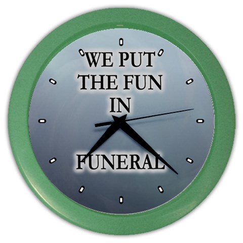 Design1055 Color Wall Clock from UrbanLoad.com Front