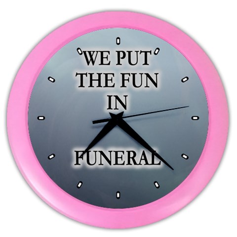 Design1055 Color Wall Clock from UrbanLoad.com Front