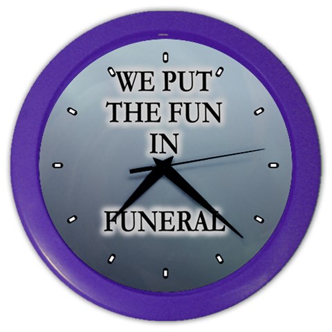 Design1055 Color Wall Clock from UrbanLoad.com Front